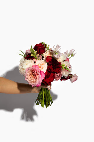 The Britney - Wrap (no vase) - Plum Sage Flowers