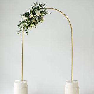 Ivory & Blush Medium Arch Spray - Plum Sage Flowers